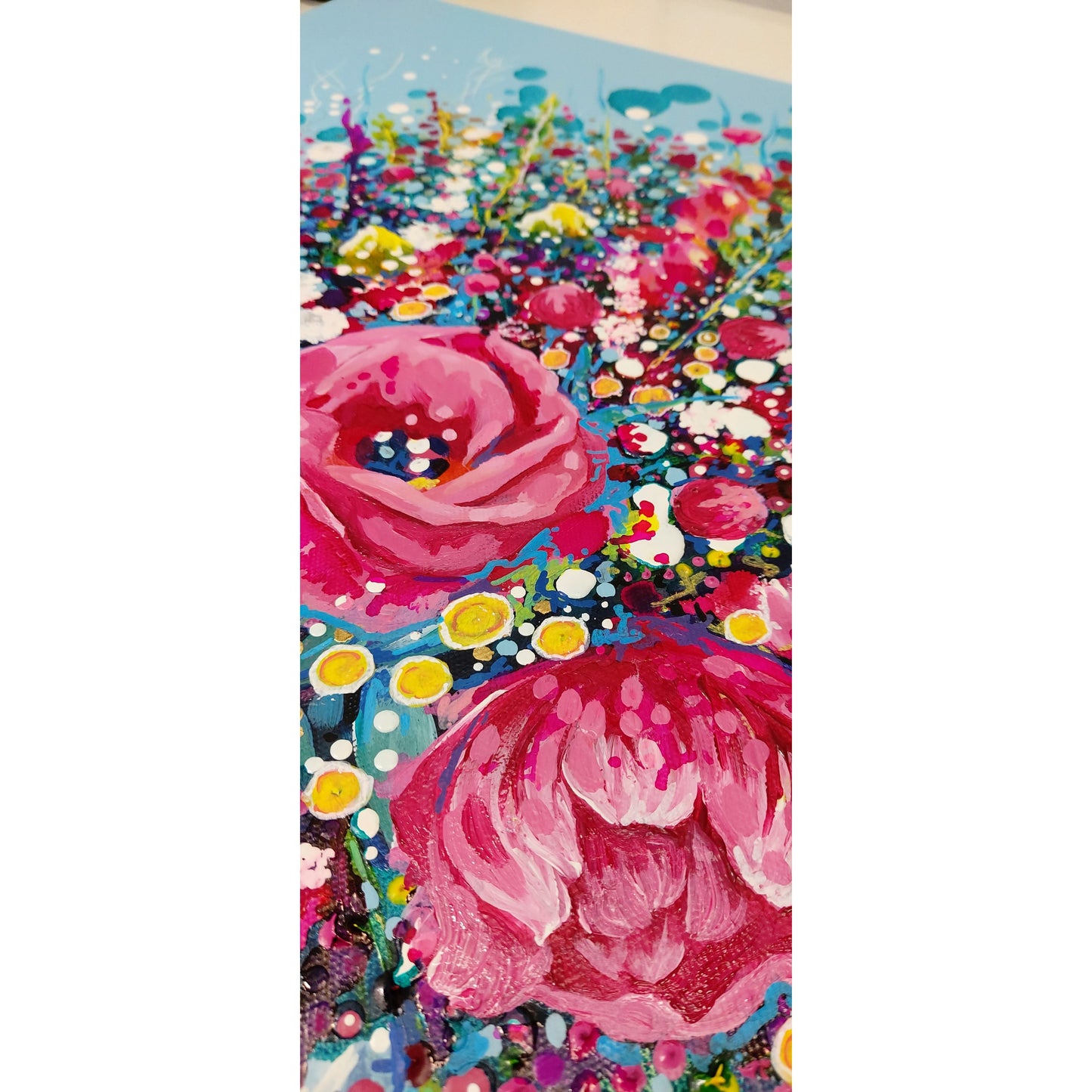 Joy In Bloom - Acrylic On Canvas-Breda Greaney Art