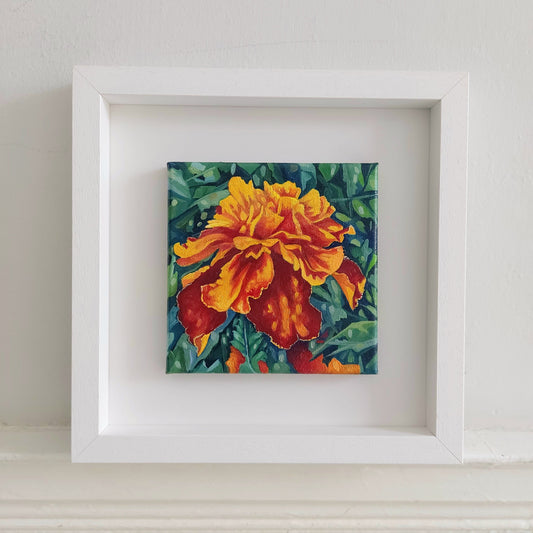 Marigold Glory - Original-Breda Greaney Art